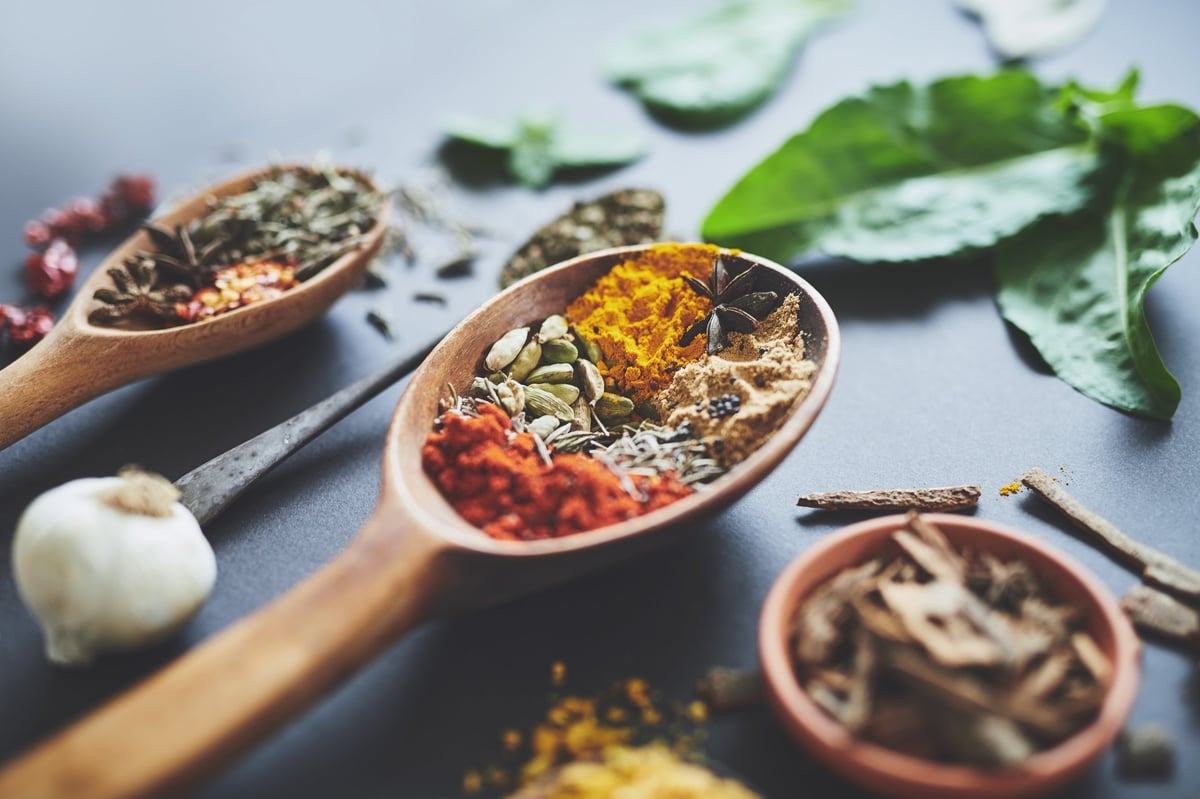 Shot of an assortment of spices