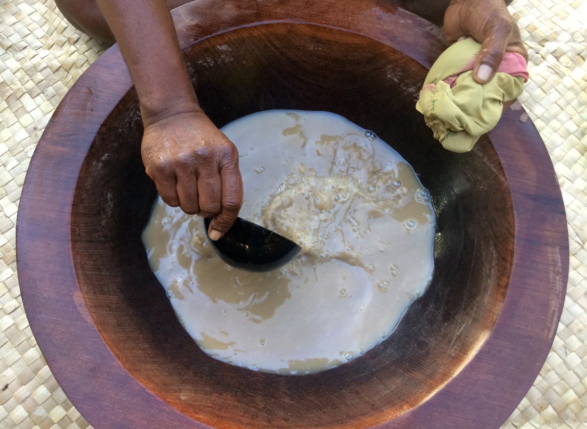 Traditional Kava the national drink of Fiji